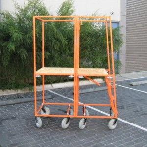 Two piece stock trolley